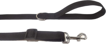 Adjustable Nylon Dog Leash, 6 Foot Long Dog Leashes for Medium Large Dogs