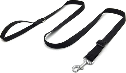 Adjustable Nylon Dog Leash, 6 Foot Long Dog Leashes for Medium Large Dogs